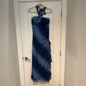 Long sparkly evening dress